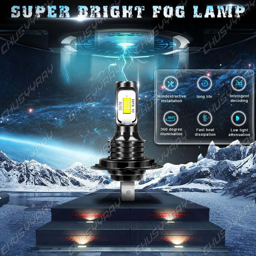 LED Kit H7 H9 Headlight Lights Bulbs