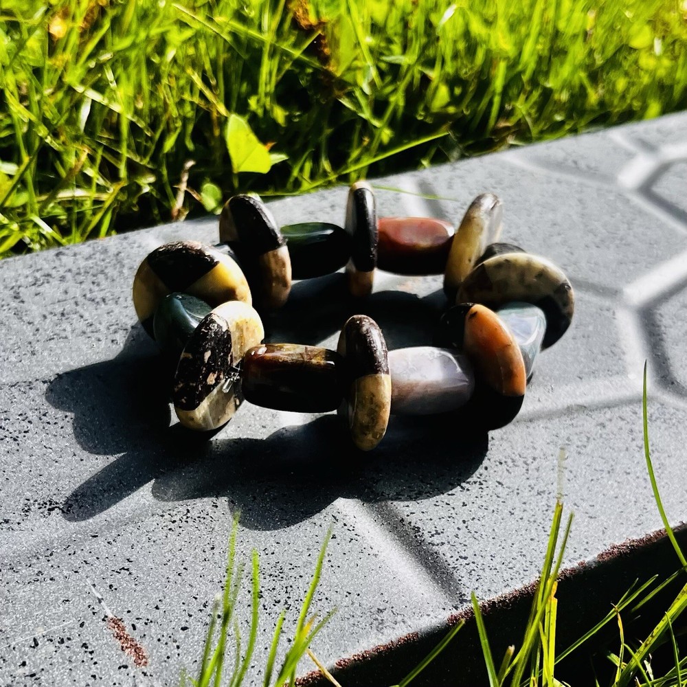 Rustic Bohemian Beaded Bracelet