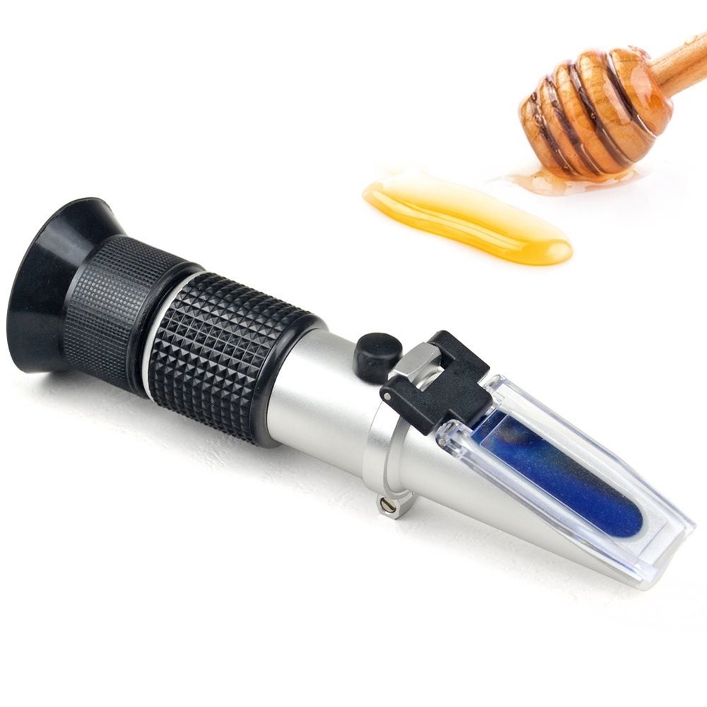 3-in-1 Honey Refractometer for Moisture, Brix & Baume - Precise, Durable, Ide...