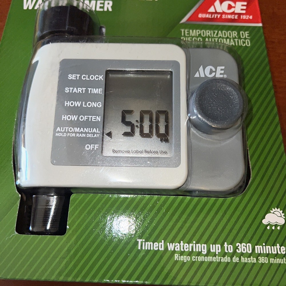Orbit Programmable Sprinkler Timer ACE 7433048 Brand New Free Ship