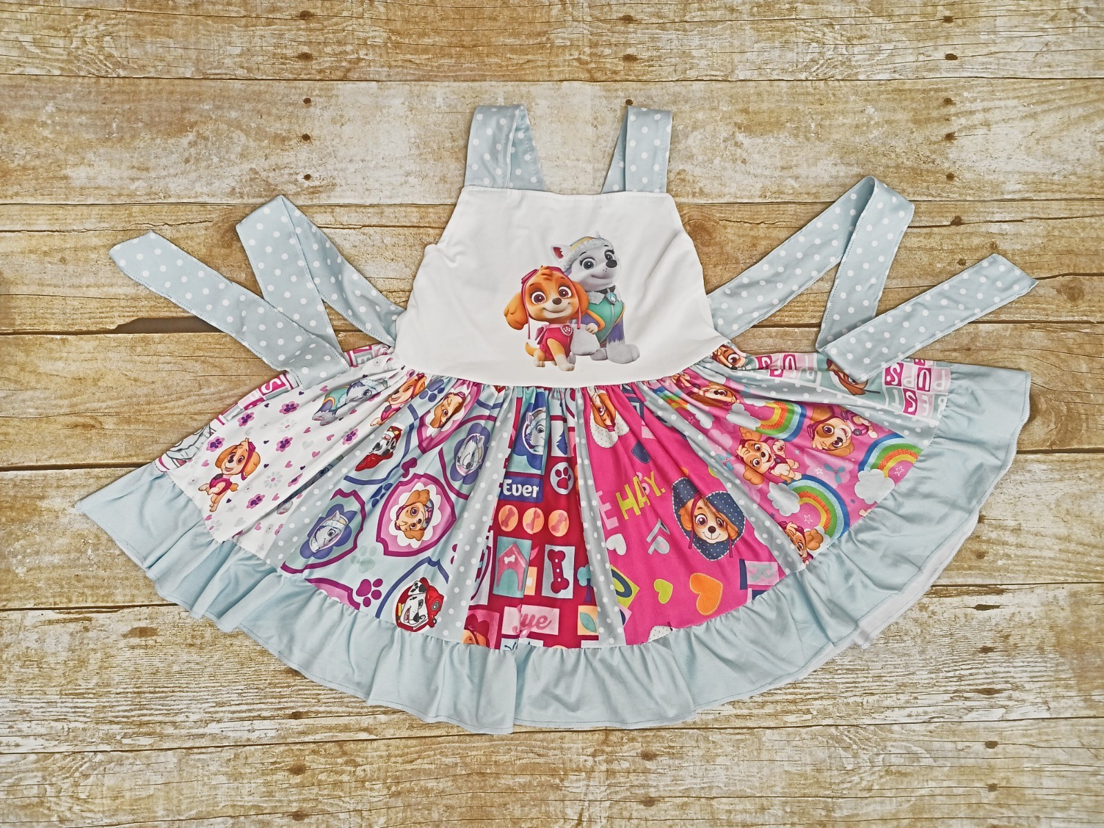 Paw Patrol twirl dress,  Paw Patrol Birthday  dress.