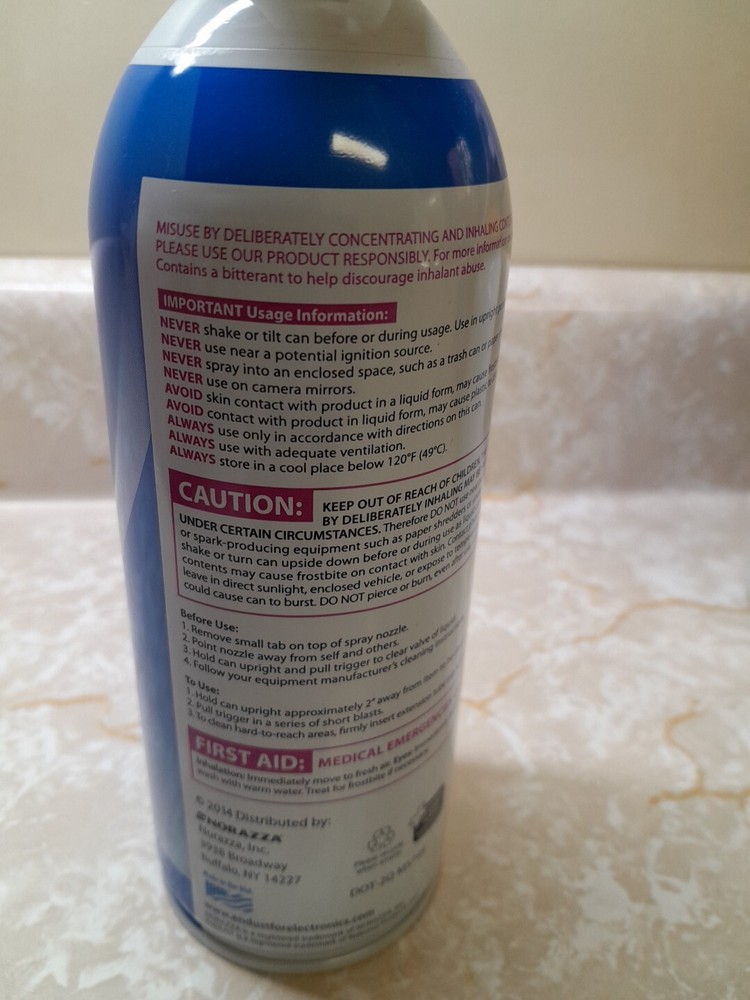 Endust For Electronics Multi Purpose Duster Compressed Air Moisture Free