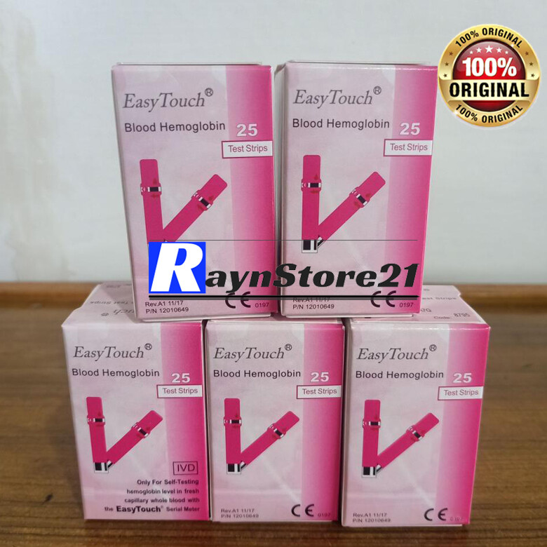 Easy Touch 25 Test Strips For Blood Hemoglobin Level Check