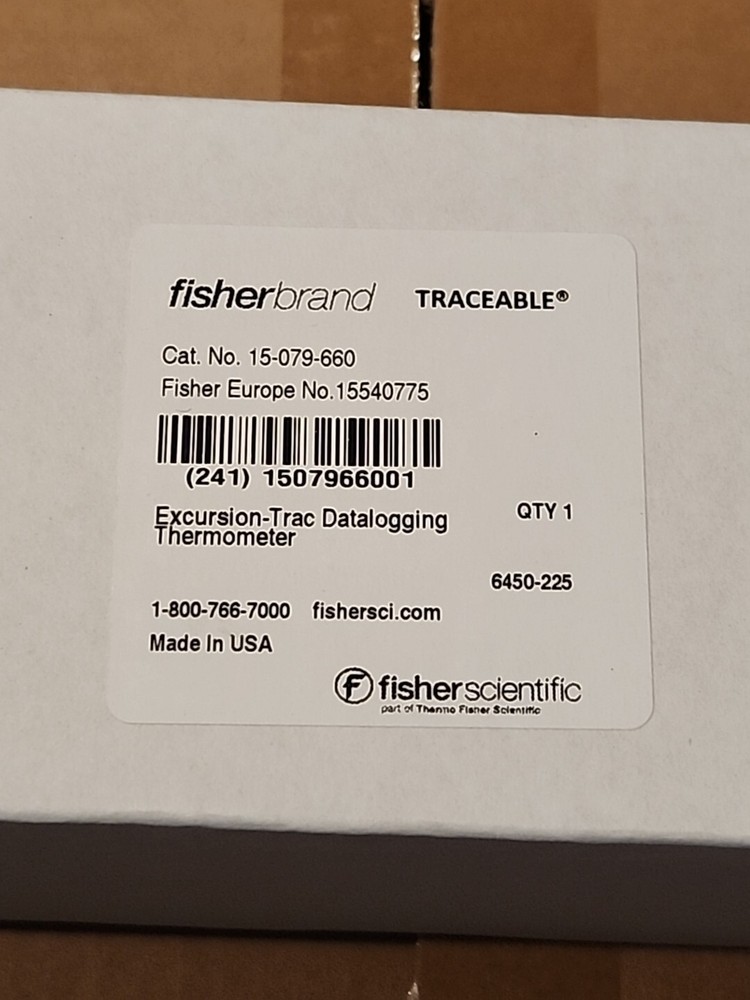 Fisherbrand Traceable Excursion-Trac Datalogging Thermometer 15-079-721