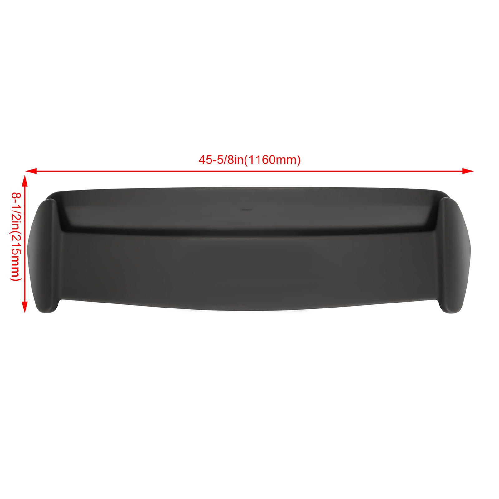 Rear Roof Spoiler Wing Black Painted For Honda Civic 96-00 Hatchback JDM R Style