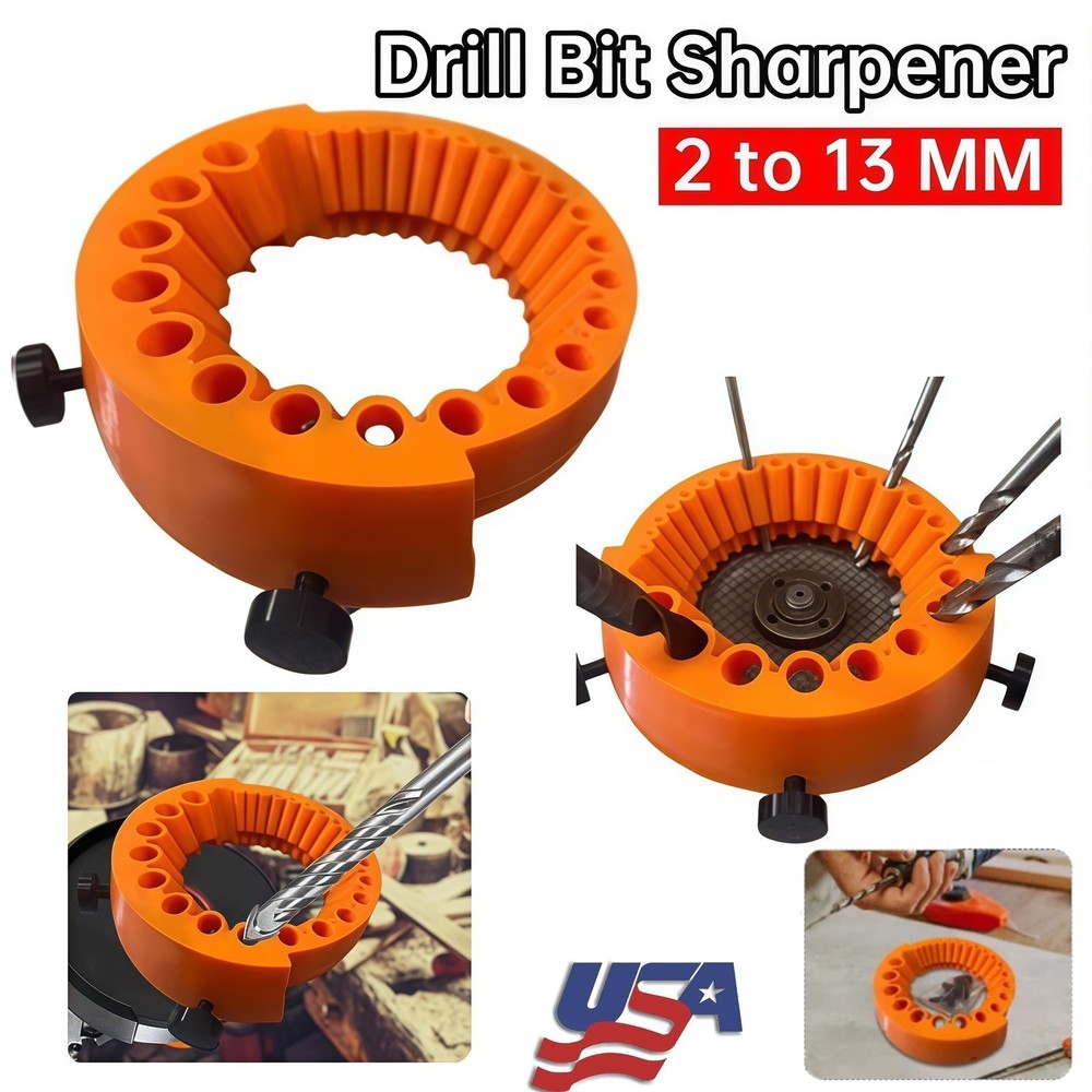 Angle Grinder Drill Bit Sharpener Power Drill Bit Grinding Tool for 2 to 13mm