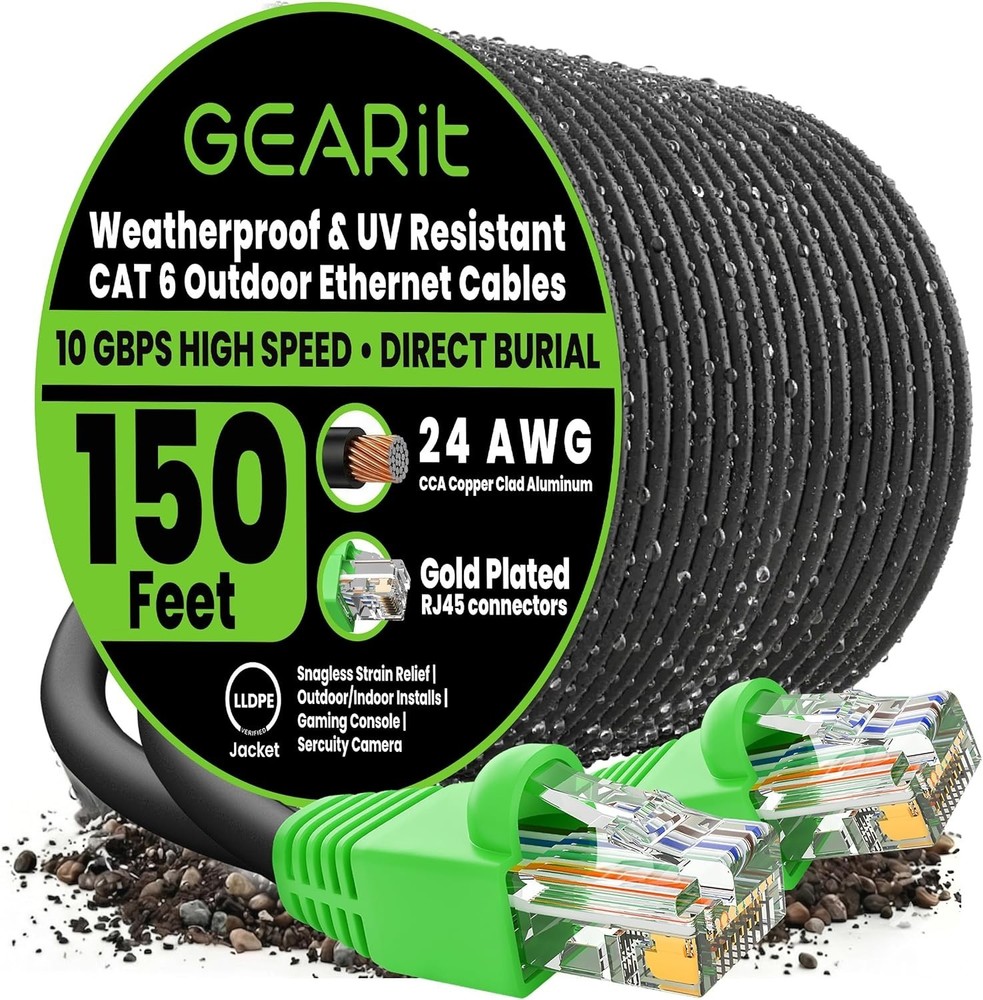 Cat6 Ethernet Cable 150ft - High-Speed Performance