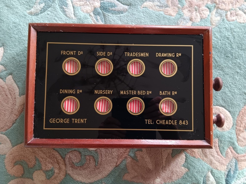 butlers servants bell indicator box