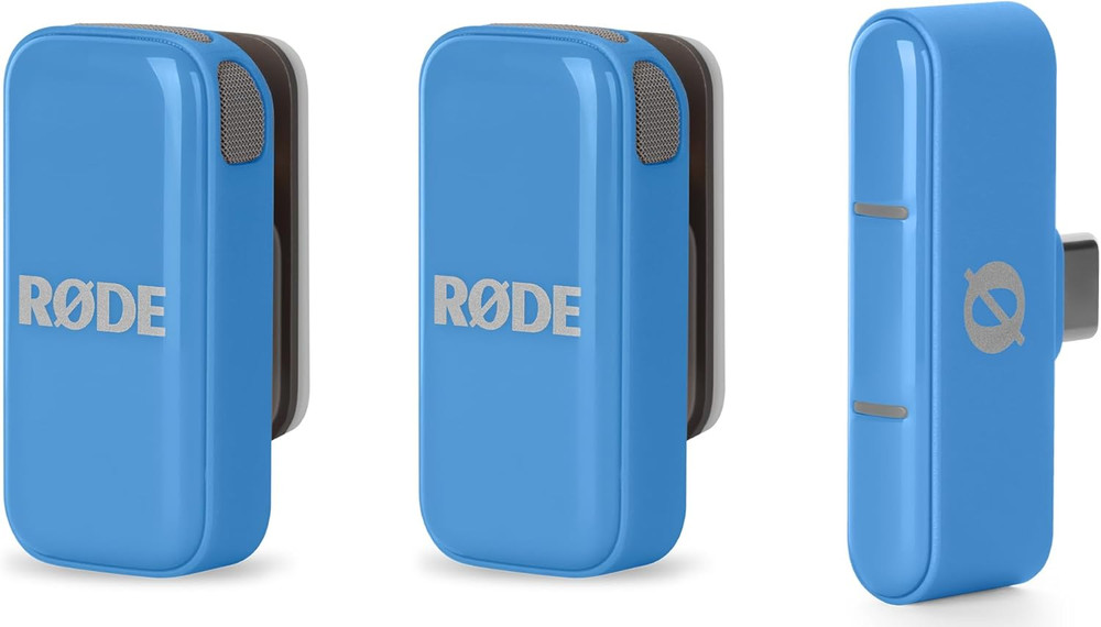 Wireless Micro - Compact Wireless Microphone, Two Mics with Charge Case for Smar