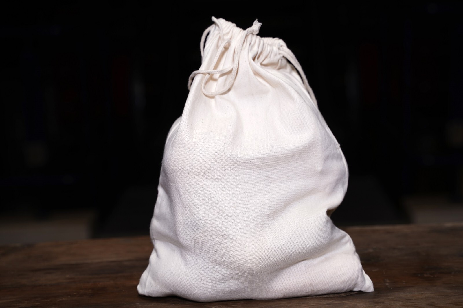 3.25"x5" Cotton Double Drawstring Muslin Bags (Natural Color)