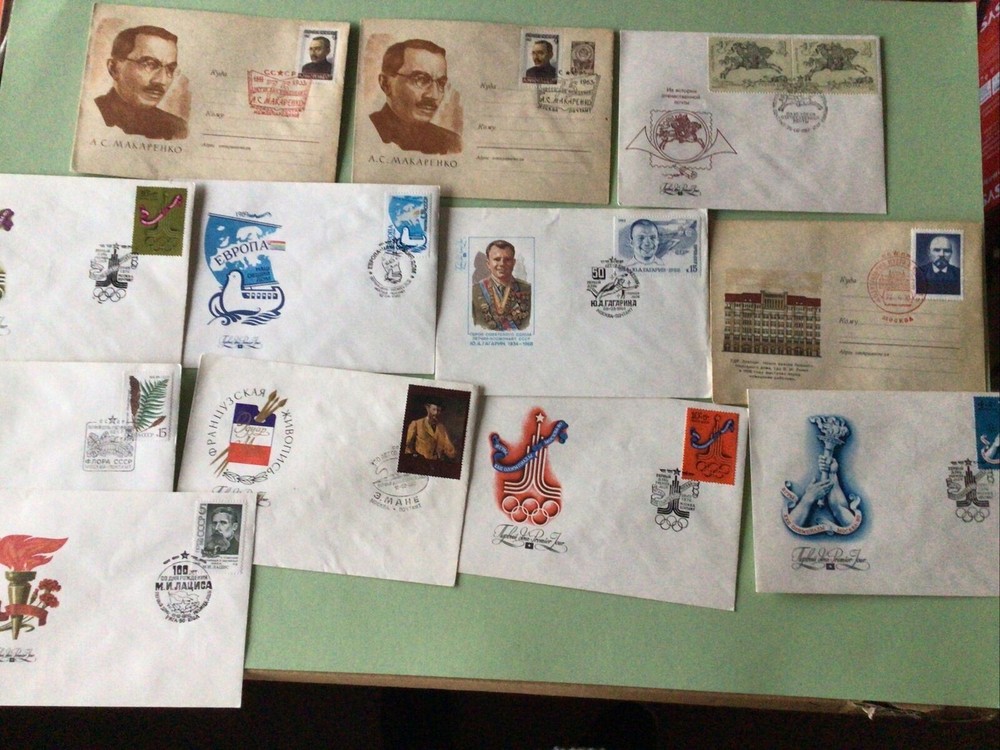 Russian Vintage Covers 12 Items Ref A1239