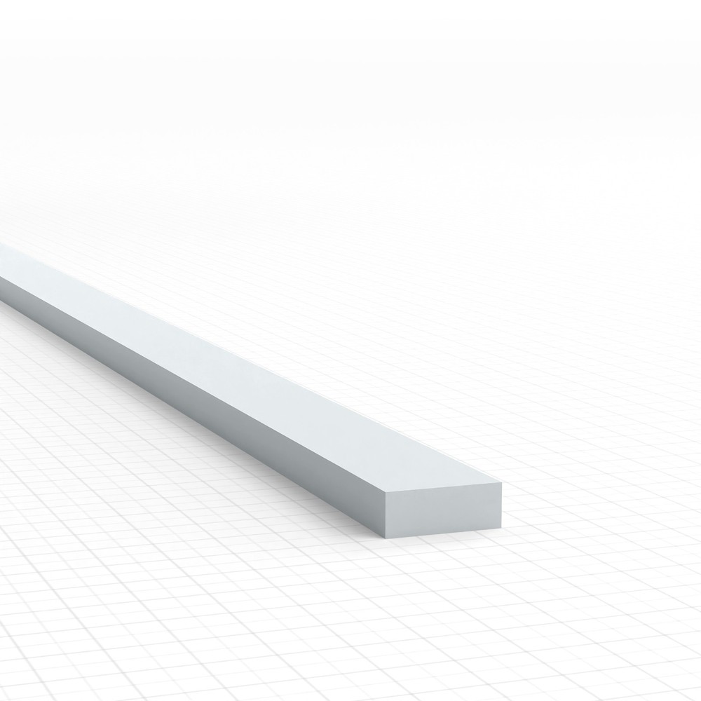 Plasticard Strip PLAIN FLAT Profile 4mm - Styrene ABS Plastic Plastikard HIPS