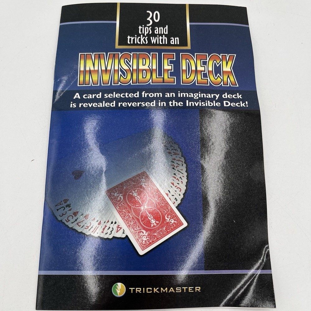 GREAT CONDITION!! Trickmaster 30 Tips and Tricks With An Invisible Deck Set
