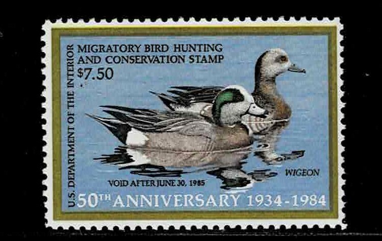 Single    Face Value Duck Stamps RW 51