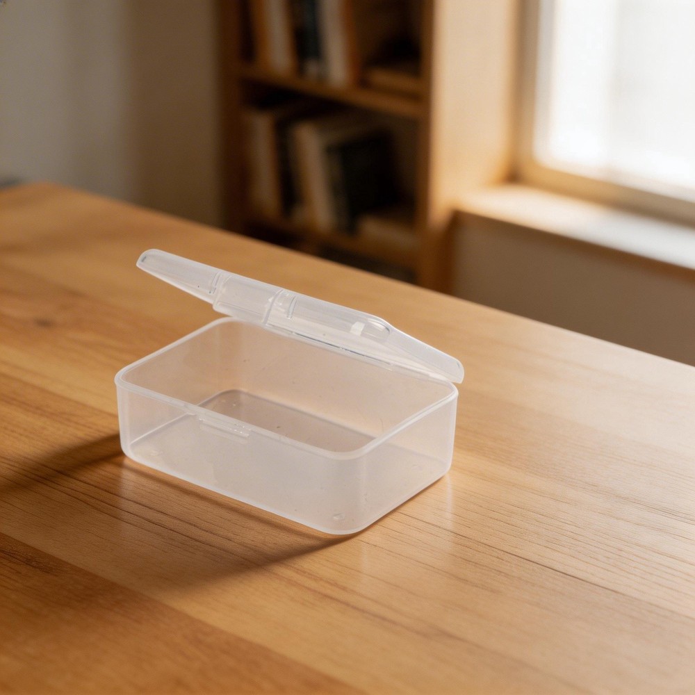 1pcs Plastic Clear Transparent Storage Collections Container Box Case Holder