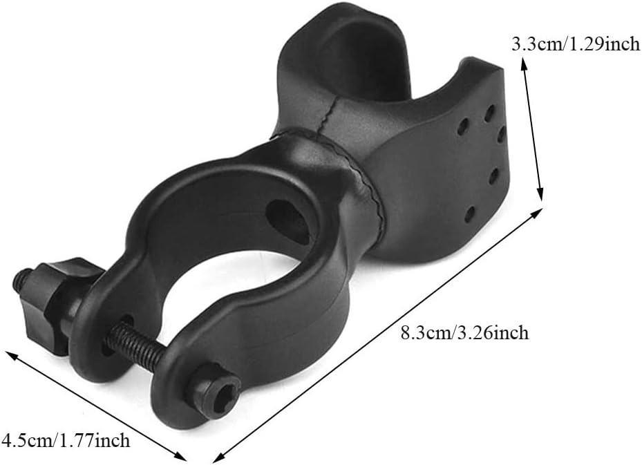 3 Pack Rollator Walker Flashlight Mount Rollator Walkers Light Holder Transpo...