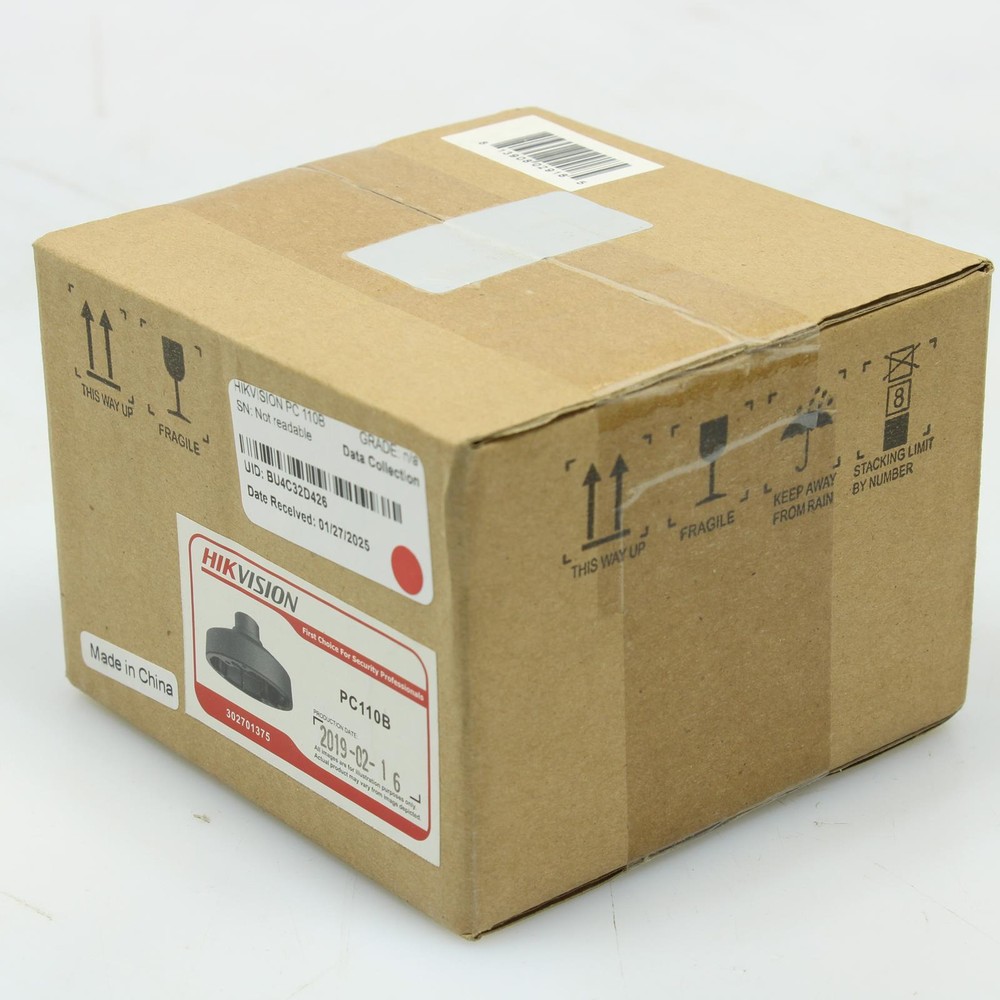 HikVision PC 110B Pendant Mount Cap for Dome Camera Black