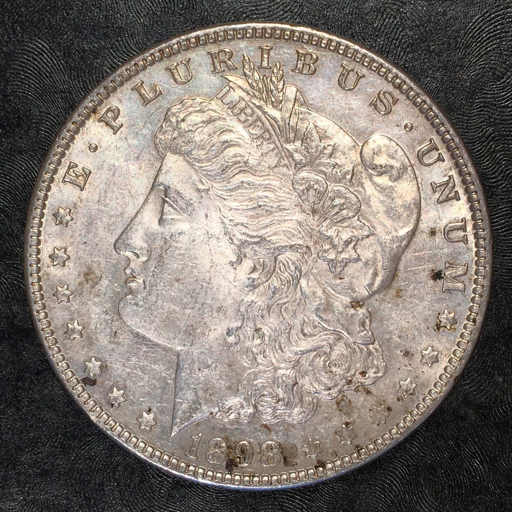 1898 Morgan Silver Dollar - High Quality Scans #E161