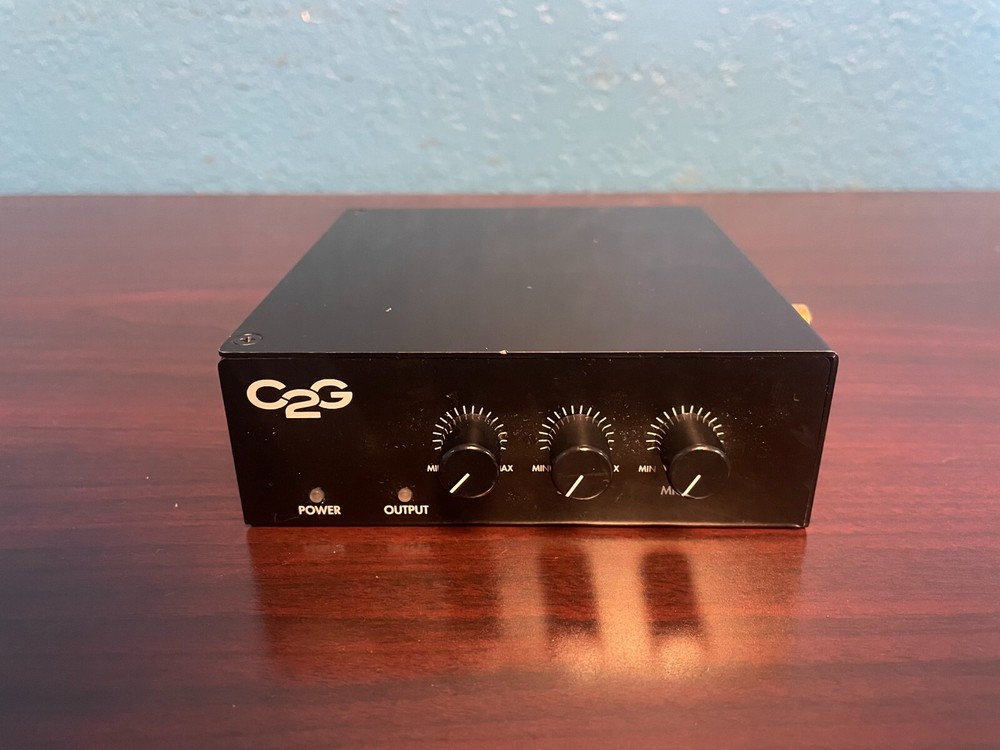 C2G Audio Amplifier Plenum Rated 25/70V 50W - Untested, sold as-is.