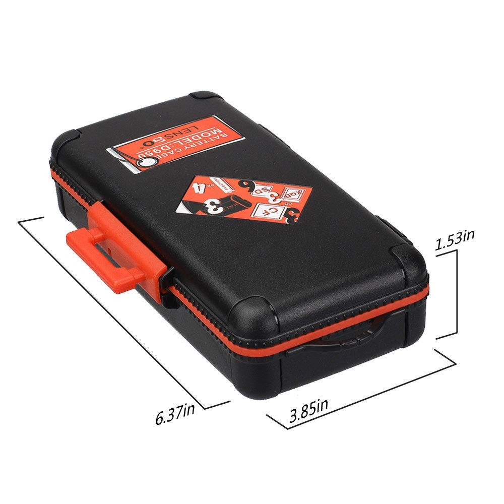 Camera Battery Memory Card Case Memory Card Hard Protector Case Water-Resista...