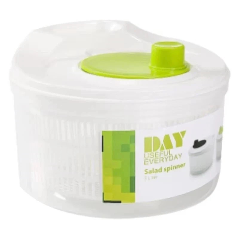 1pc Salad Spinner Lettuce Washer Dryer Strainer Crisper Kitchen Tool - NEW