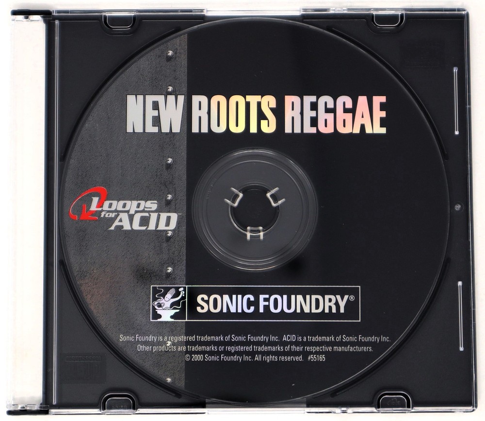 Sonic Foundry New Roots Reggae Loops For Acid Sample/Sound Library/Sampling CD