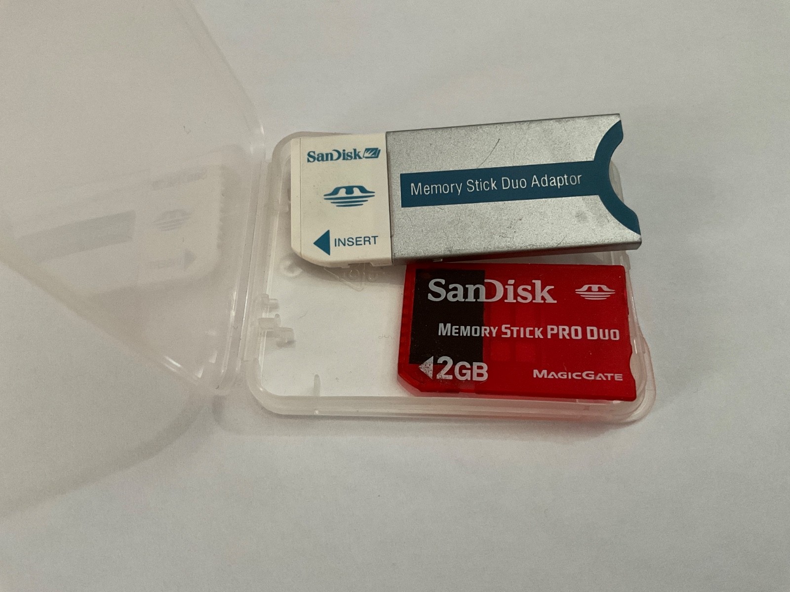 1pcs 2gb LEXAR, Sandisk Sony compatible Memory Stick Pro duo +adapter for Sony