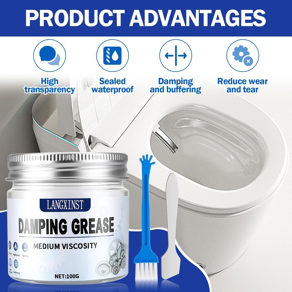 Damping Grease, Medium Viscosity Grease for Washing Machine...