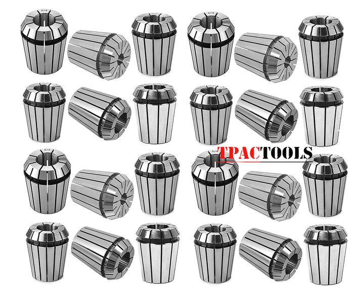 ER32 COLLET 8PC Set COMMON SIZE 1/8 3/16 1/4 5/16 3/8 1/2 5/8 3/4 NEW