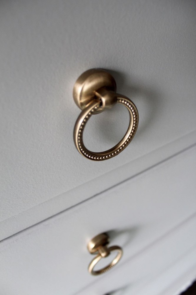 1 3/4" Taryn Ring Pull Champagne Bronze