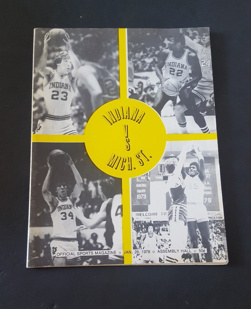 EXTREMELY RARE!! MAGIC EARVIN JOHNSON FRESHMAN YEAR MICHIGAN STATE 1978 PROGRAM