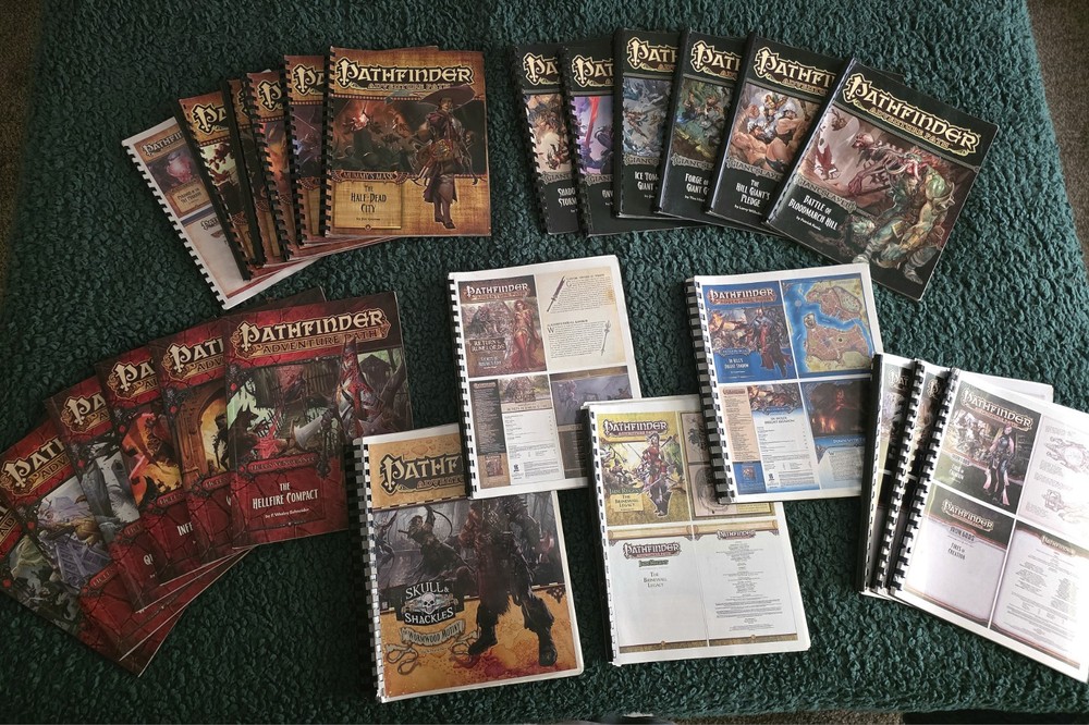 Pathfinder 1e Adventure Paths  Lot