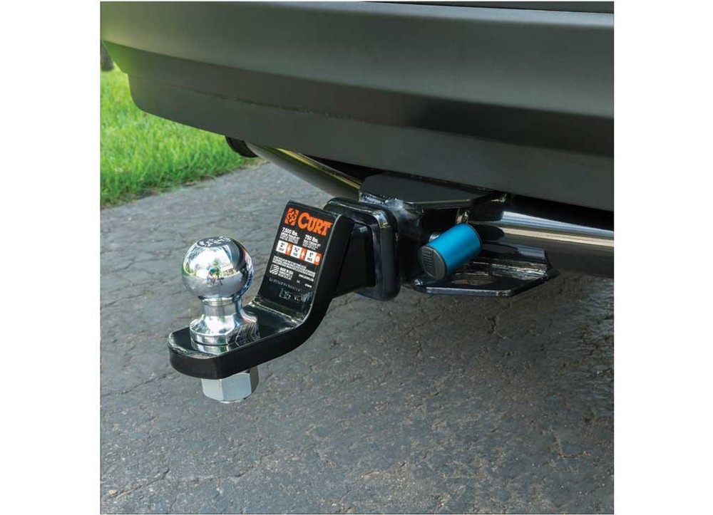Curt 23502 5/8" Class 3/4 Right Angle Receiver Lock w/Blue Anodized Head