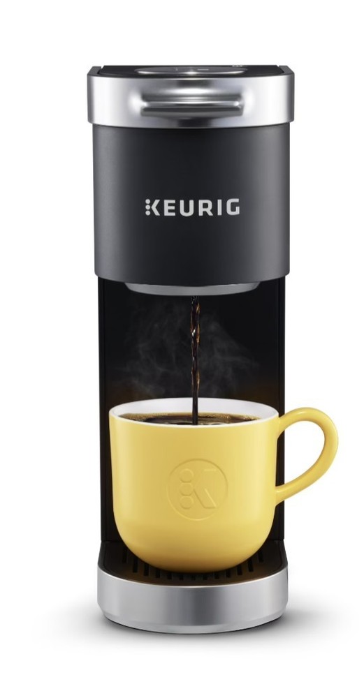 Keurig K-Mini Matte Black Single Serve K-Cup Pod 12oz max w/ Storage Container