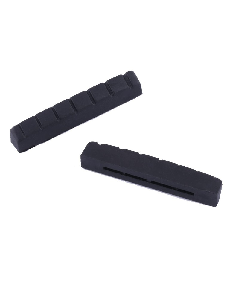 Metallor 7 String Graphite Guitar Nut Pre-Slotted Top for 7 Black