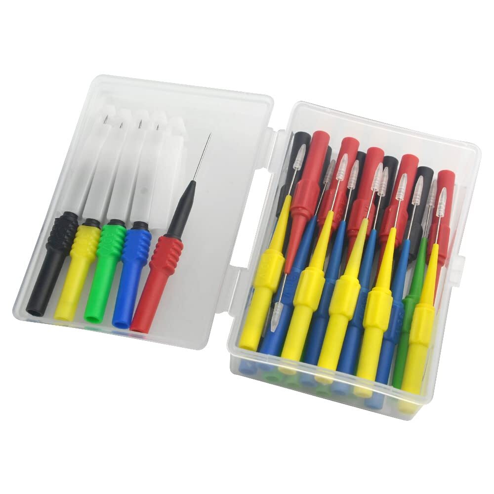 30 PCS Insulation Wire Piercing Probes Set Non-Destructive Back Probes Test P...