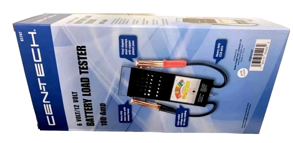 CEN-TECH 100 Amp, 6/12V Battery Load Tester