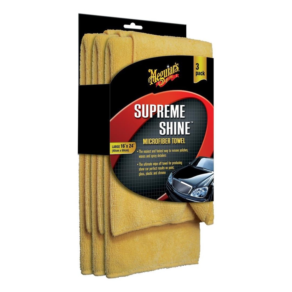 MEGUIARS X2020 SUPRME SHINE MICROFBR 3PK
