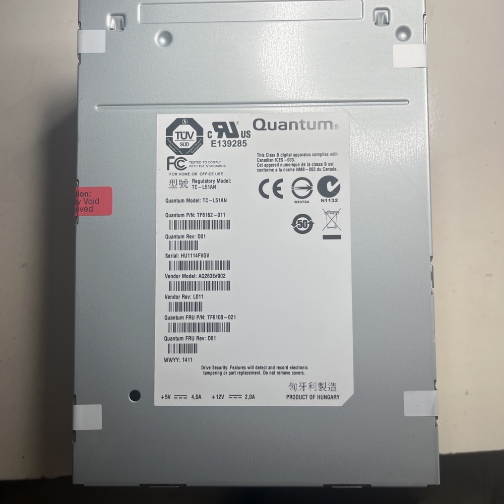 Quantum TC-L51AN LTO5 SAS Loader Tape Drive