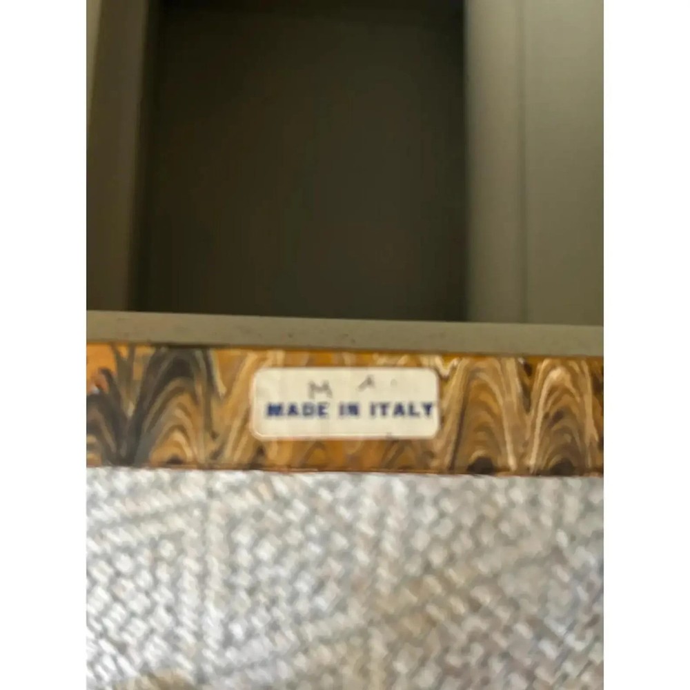 Vintage Italian Tole Book Stack Table