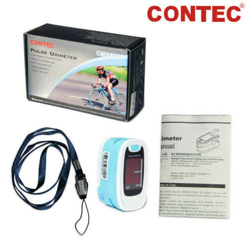 FDA Finger Pulse Oximeter Blood Oxygen Sensor,SpO2 Monitor Heart Rate,O2 meter