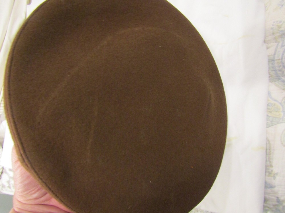 WW2 NAVY AIRFORCE CRUSHER HAT, SIZE 7