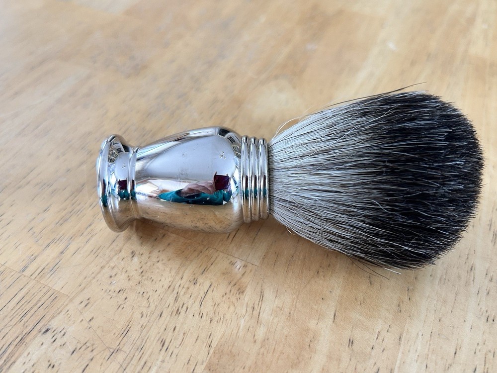 Chrome Shaving Brush Unmarked