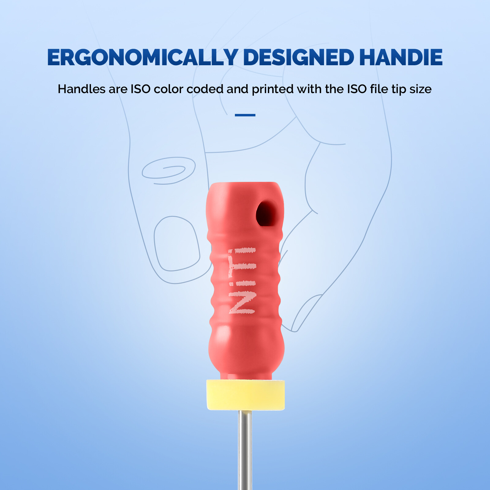 JMU Dental Endodontic Endo K Files NiTi Hand Use Root Canal Files 21/25/28/31mm