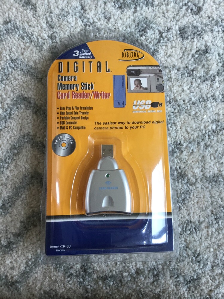 DIGITAL CONCEPTS CAMERA MEMORY STICK/MEMORY STICK PRO COMBO READER WRITER