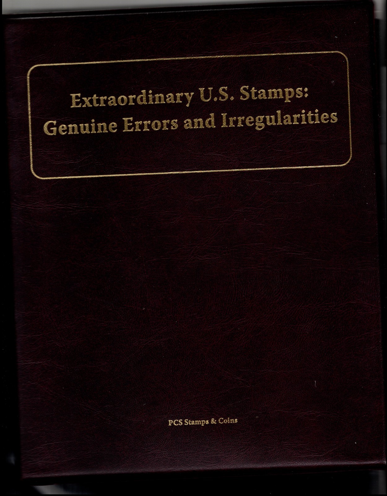 Centsational  MNH EFO Error Extraordinary US Stamp Errors Folio