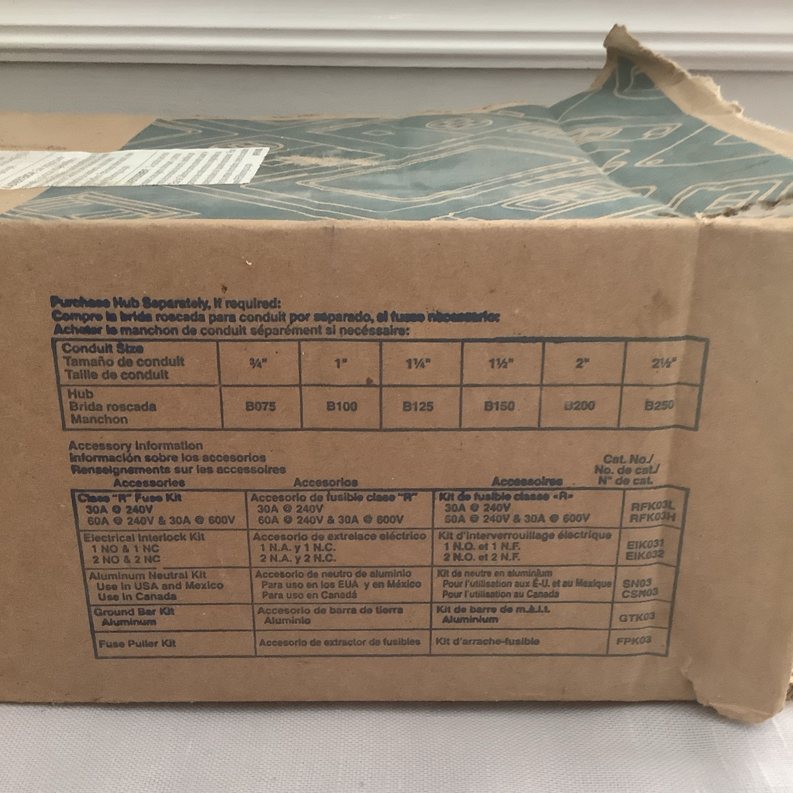 Schneider SQUARE D HU361RB Heavy Duty Safety Switch 30A 600V~