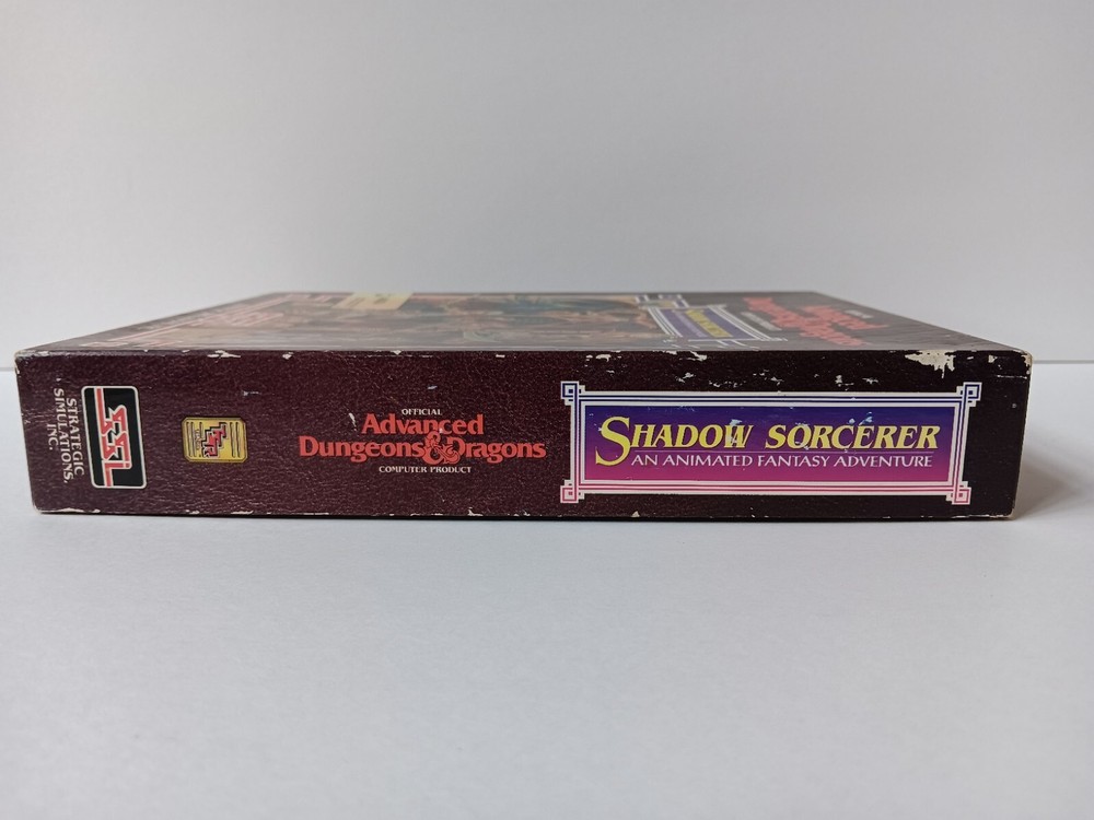 Amiga Advanced Dungeons & Dragons Shadow Sorcerer Computer Software Tested/Works