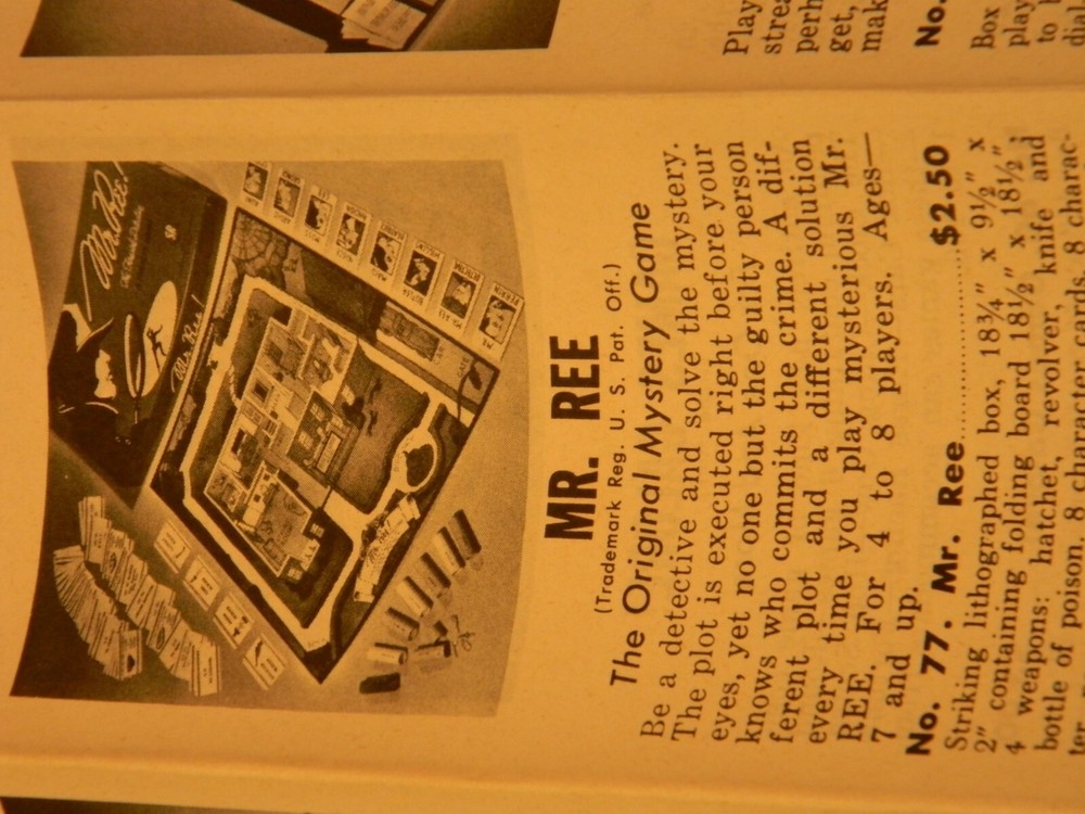 Selchow & Righter Co Game catalog 1954