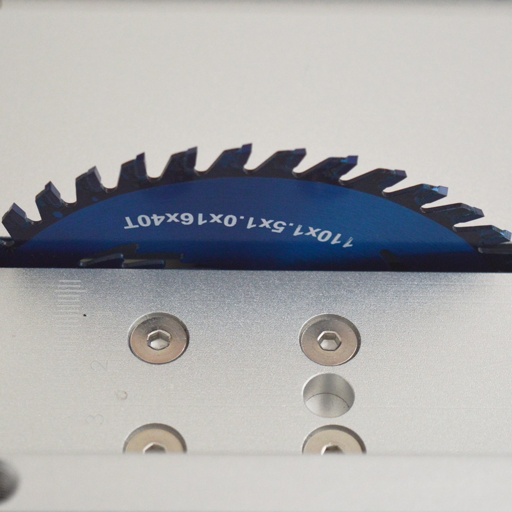 110V Mini Table Saw with 7-Speed Adjustment for Model Making Cutting